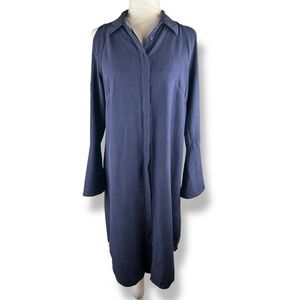 Antonio Melani Cold Shoulder Dress Women's‎ Size Medium Navy Blue Cocktail Party